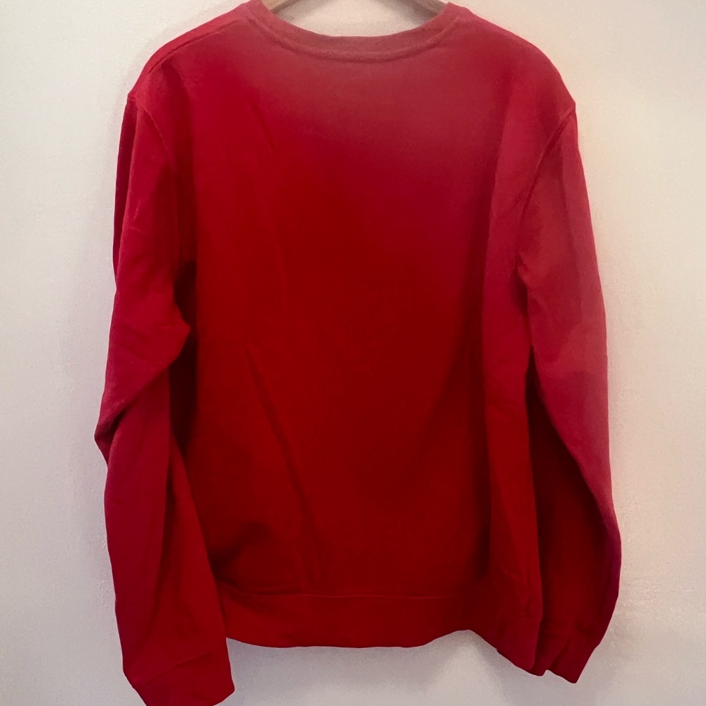 Kansas City Chiefs Red Embroidered Sweatshirt Women’s Large - Picture 7 of 7